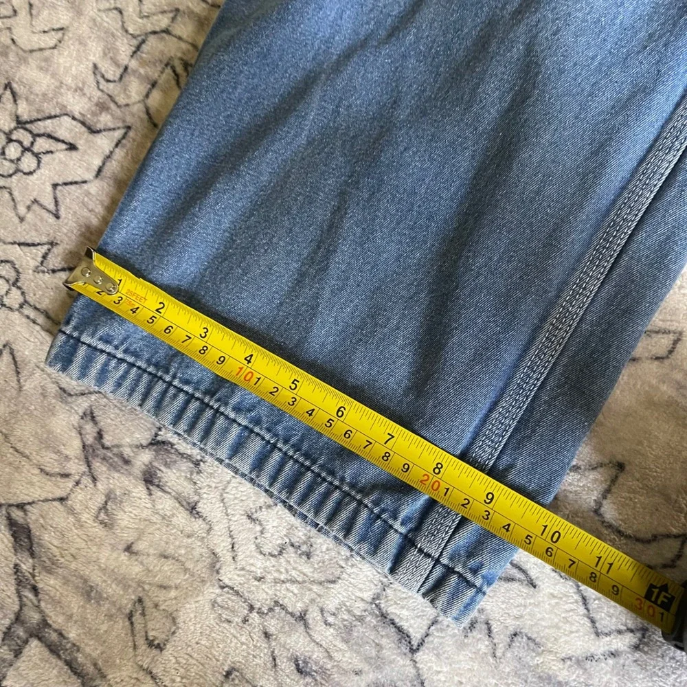 Liberty Mens Denim Overalls Medium Wash Blue Bib Workwear Dungarees 40x28